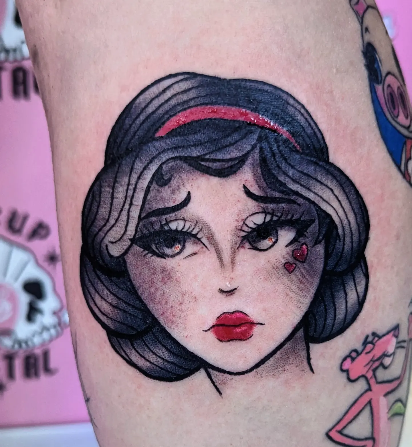 Tattoo by @aleysha.jane.tattoos — realism, dotwork
