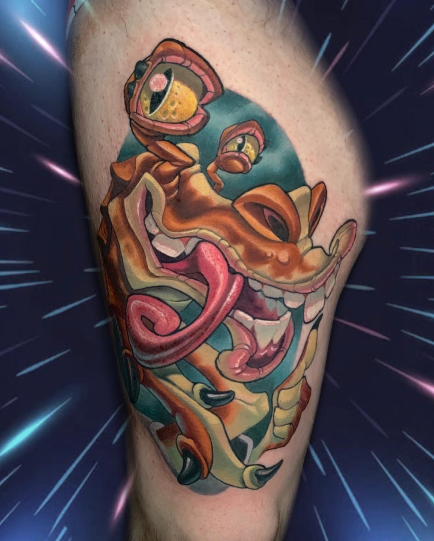 Octopus new school tattoo on the forearm by Joshua L Wilson, Dayton, Ohio
