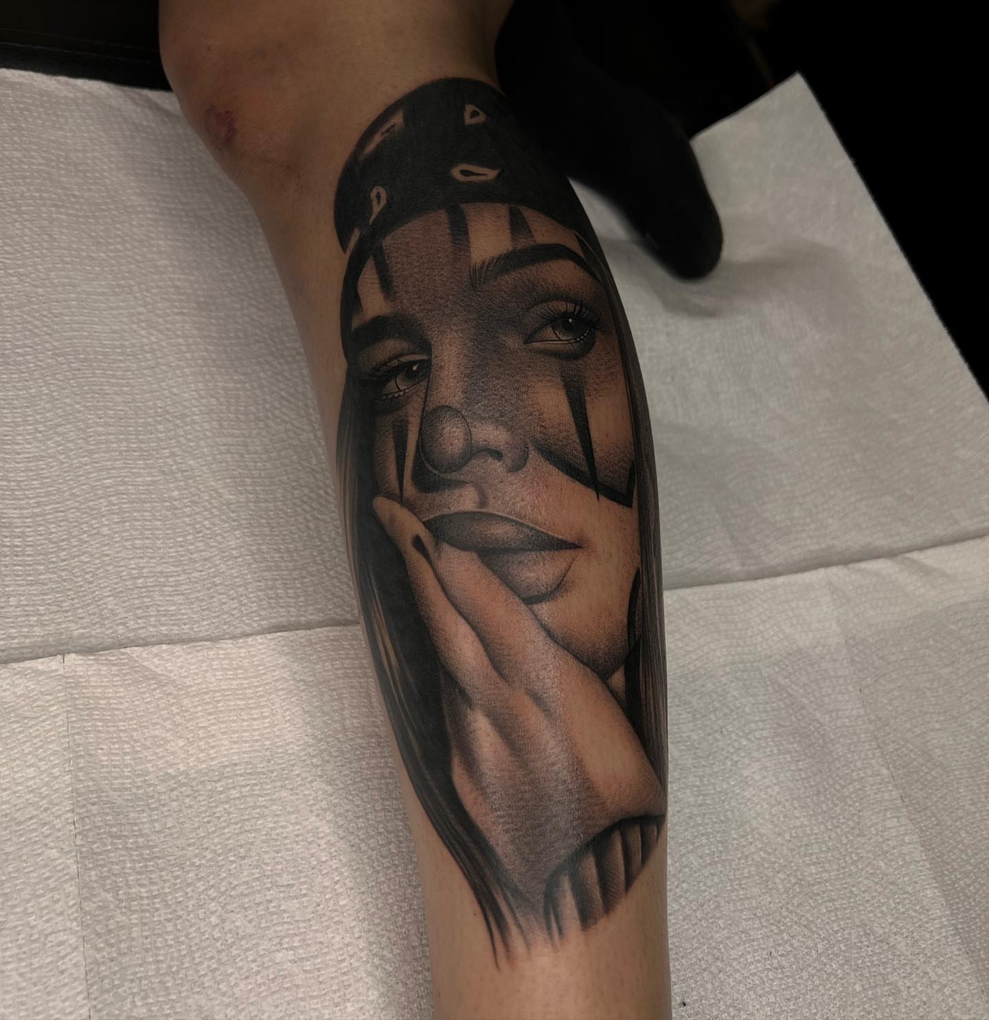 Tattoo by @xaviersalinastats β dotwork, realism