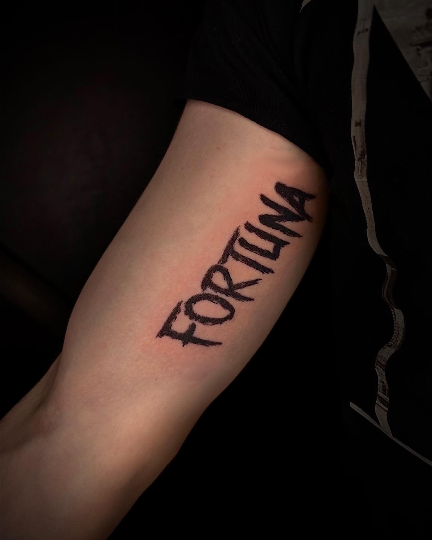 Tattoo by @artemulv — lettering_script
