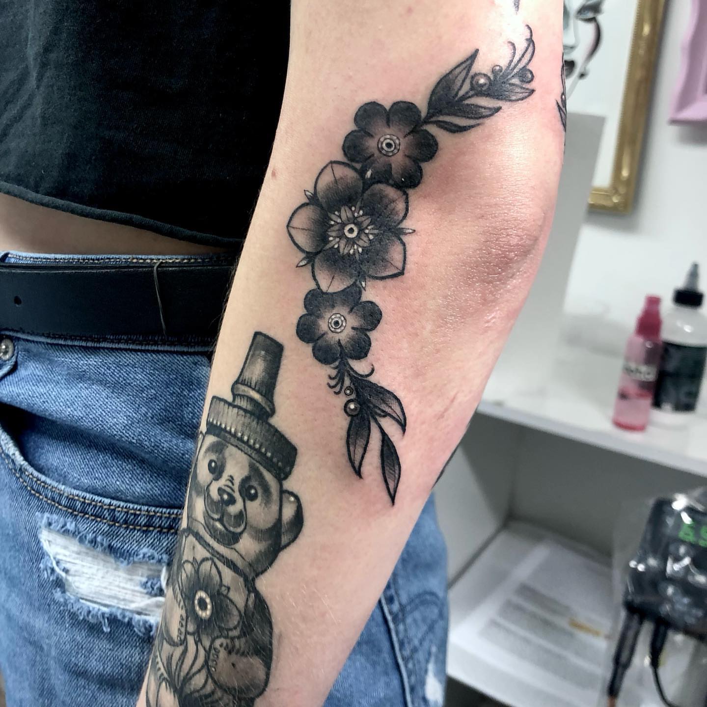 Tattoo by @iamcanada — black_and_grey