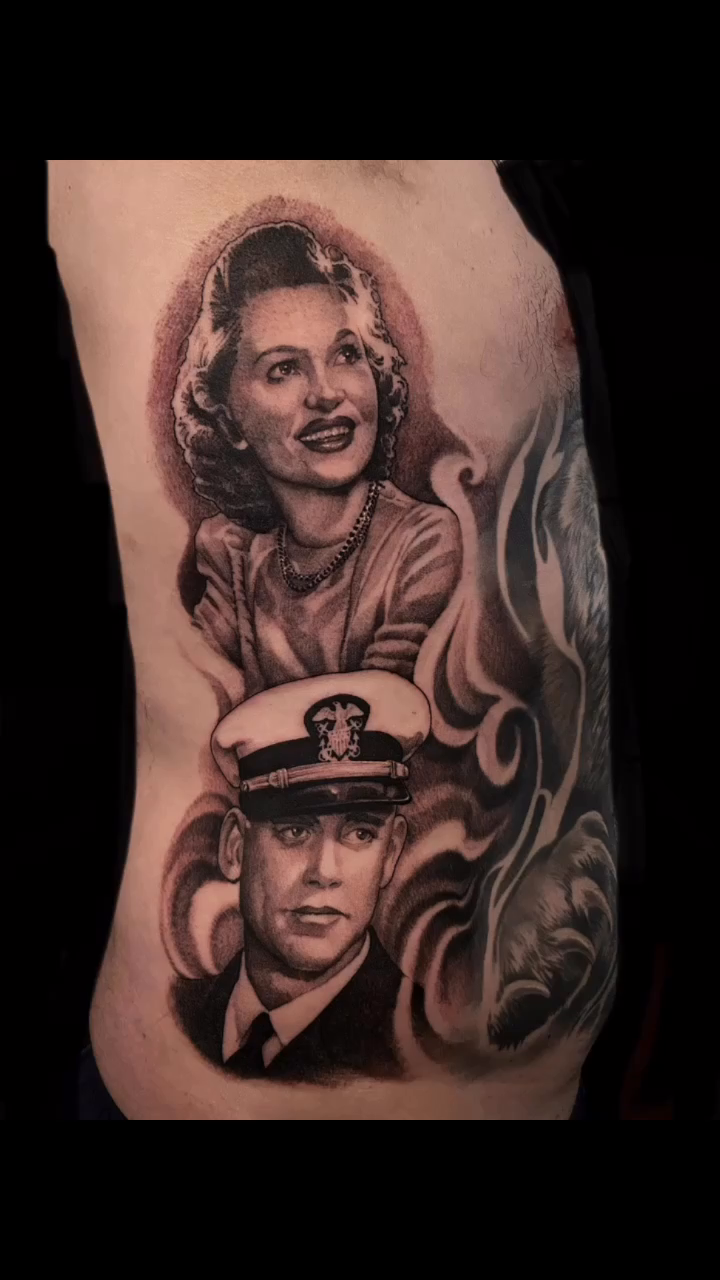 Tattoo by @justinhendrick — realism, black_and_grey