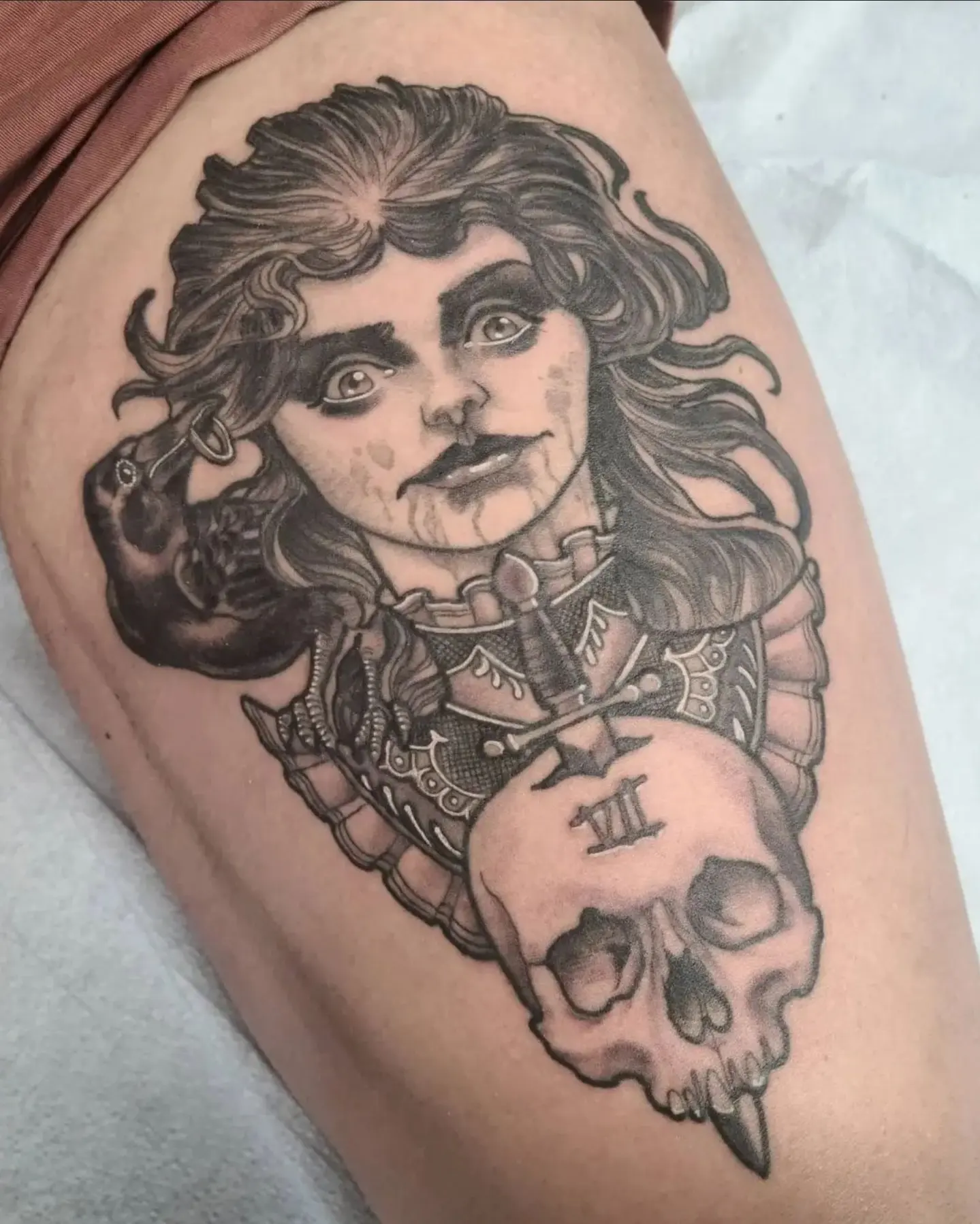 Tattoo by @rkraiza โ black_and_grey, realism