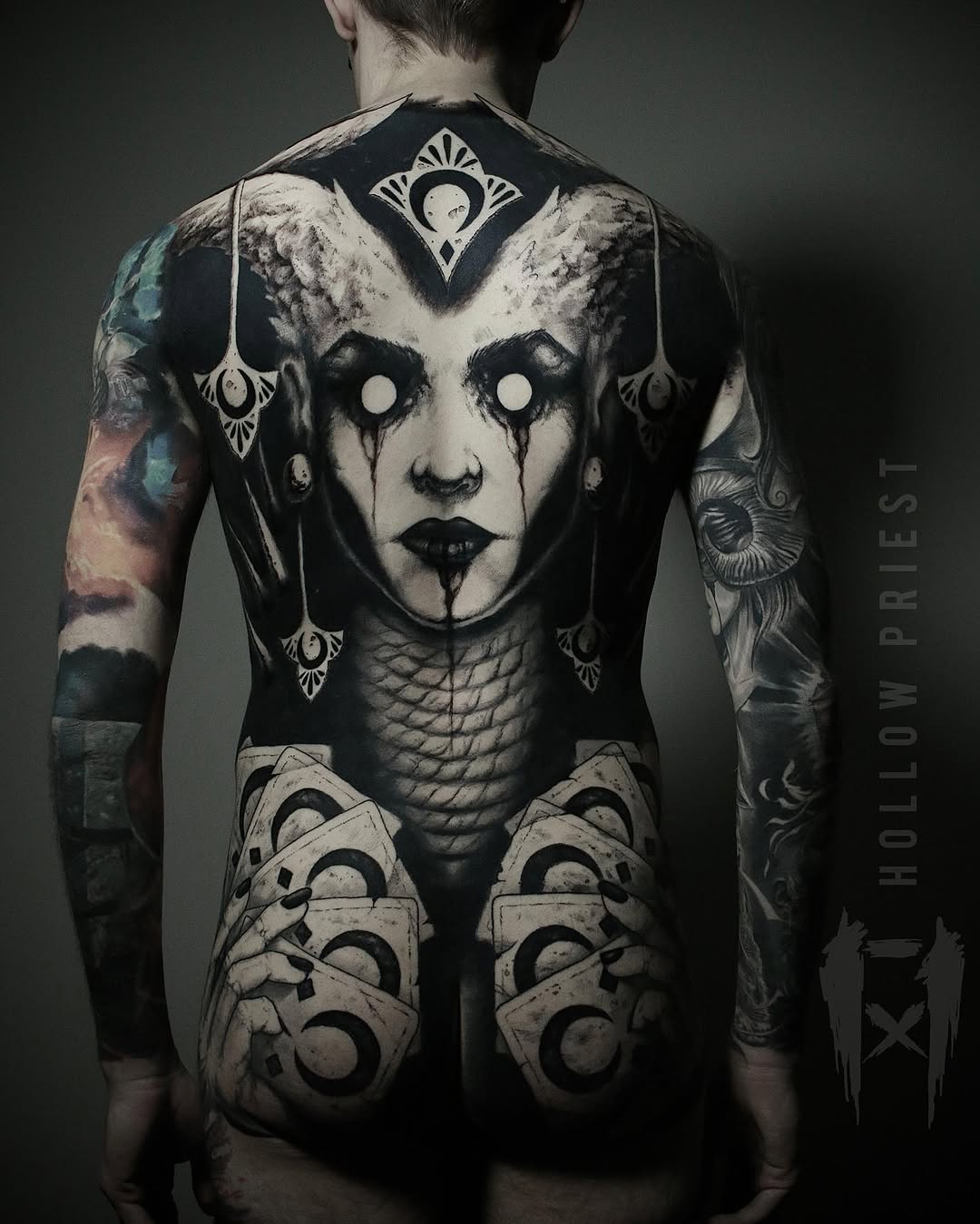Tattoo by @hollowpriest — black_and_grey, realism