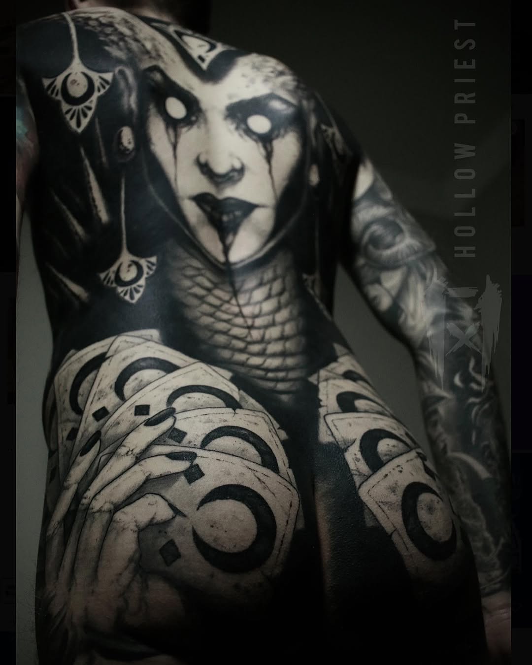 Tattoo by @hollowpriest — black_and_grey, realism