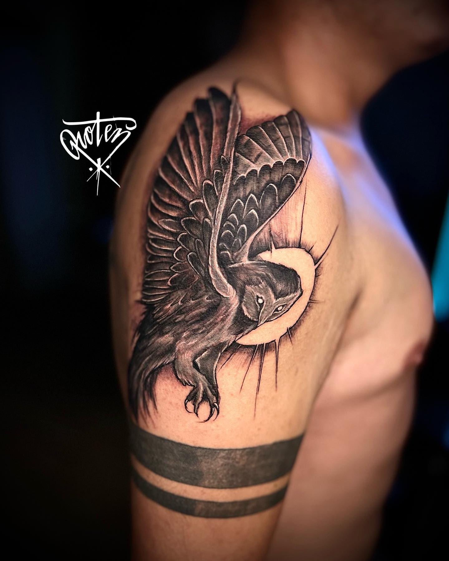 Tattoo by @rotenhill_tattoo — realism, black_and_grey
