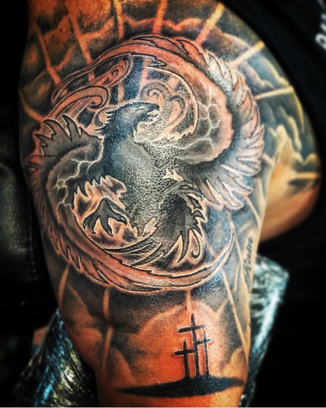 Tattoo by @james_sparkman_tattoos — black_and_grey, realism