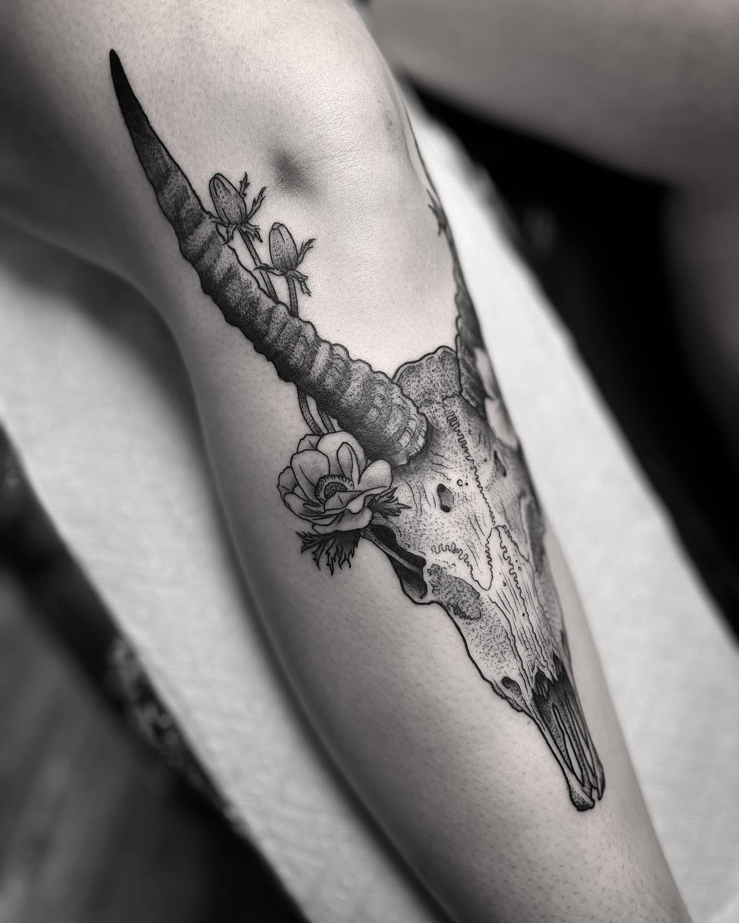 Tattoo by @carterclvn — black_and_grey, realism
