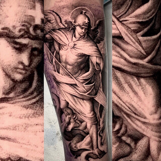 Tattoo by @roveink — realism, black_and_grey