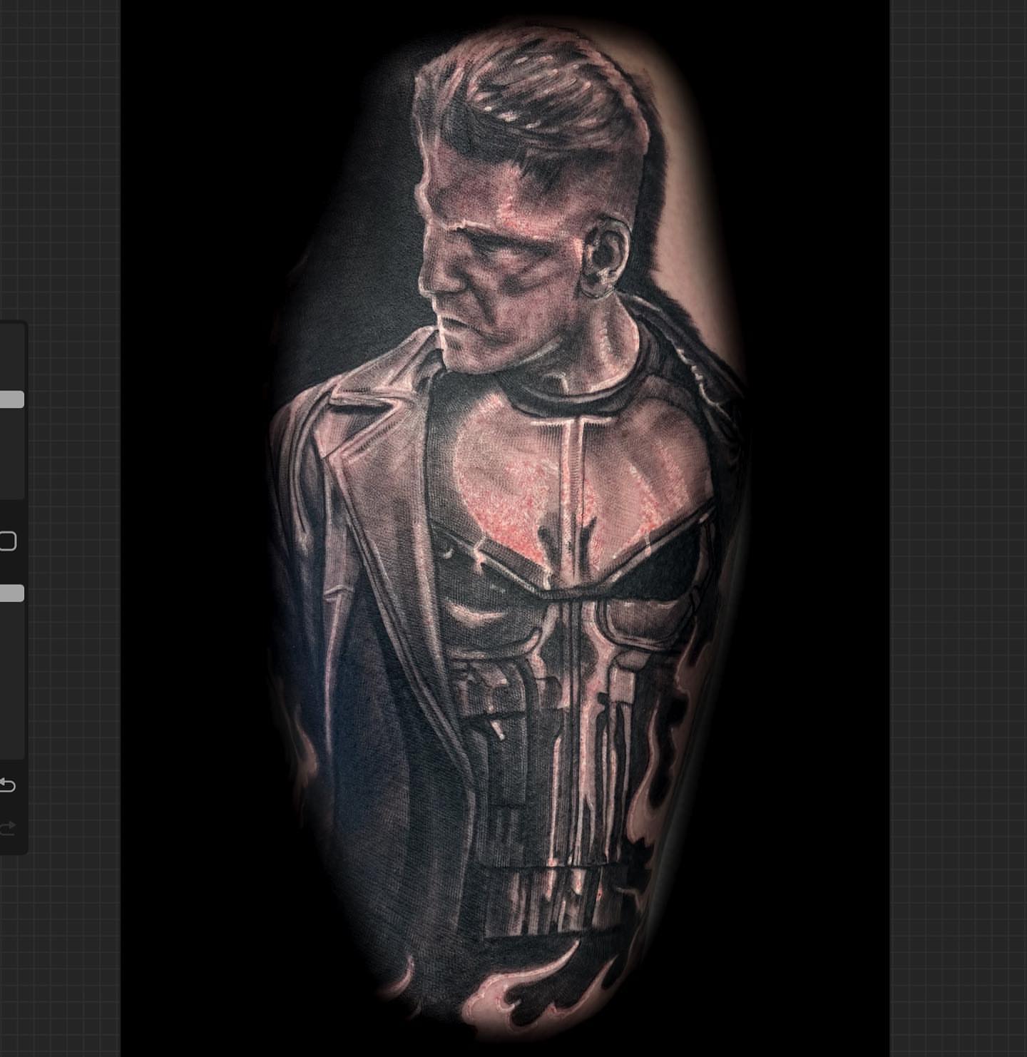 Tattoo by @karrissastitttattoos — realism, black_and_grey