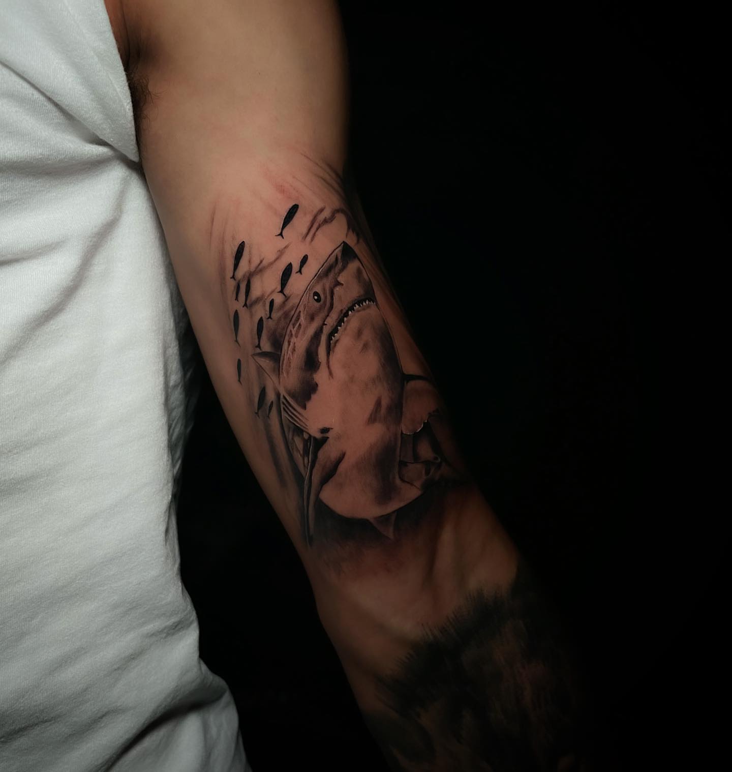 Tattoo by @doriink — black_and_grey