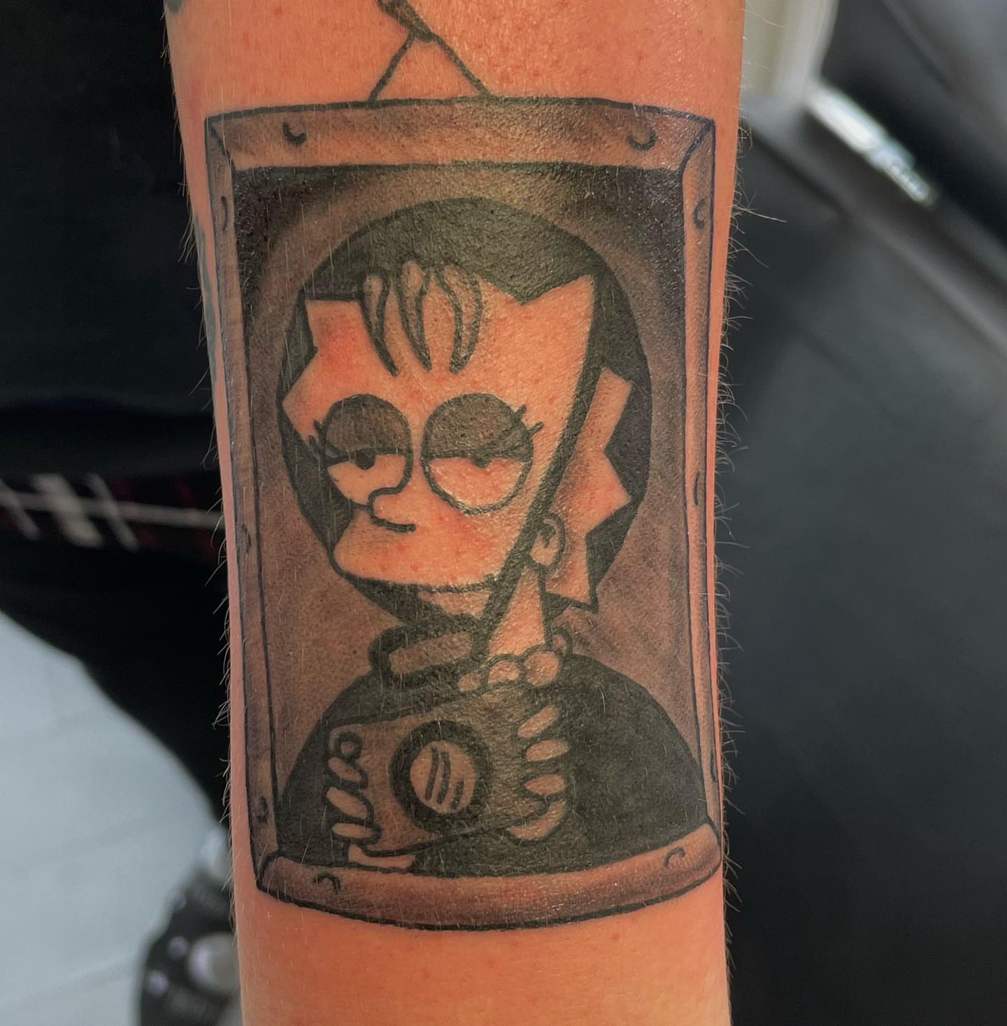 Tattoo by @poppins1384 — black_and_grey