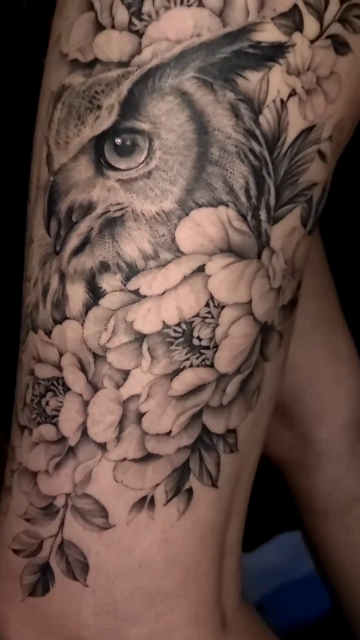 Tattoo by @jordanallredart — realism, black_and_grey