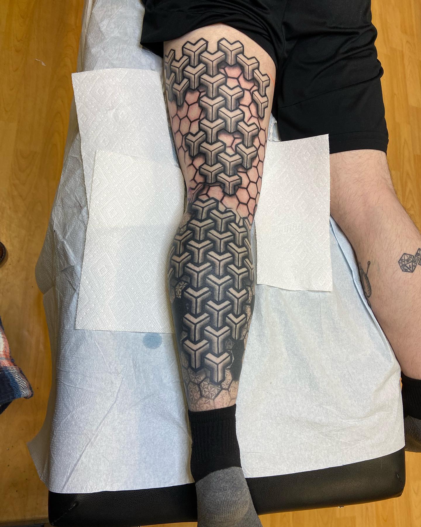 Tattoo by @josh_kirkpatrick_tattoo — geometric