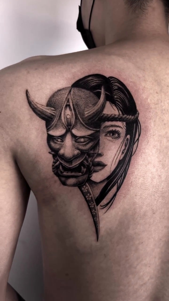 Tattoo by Mété | Blackwork Tattoo, Seoul, South Korea