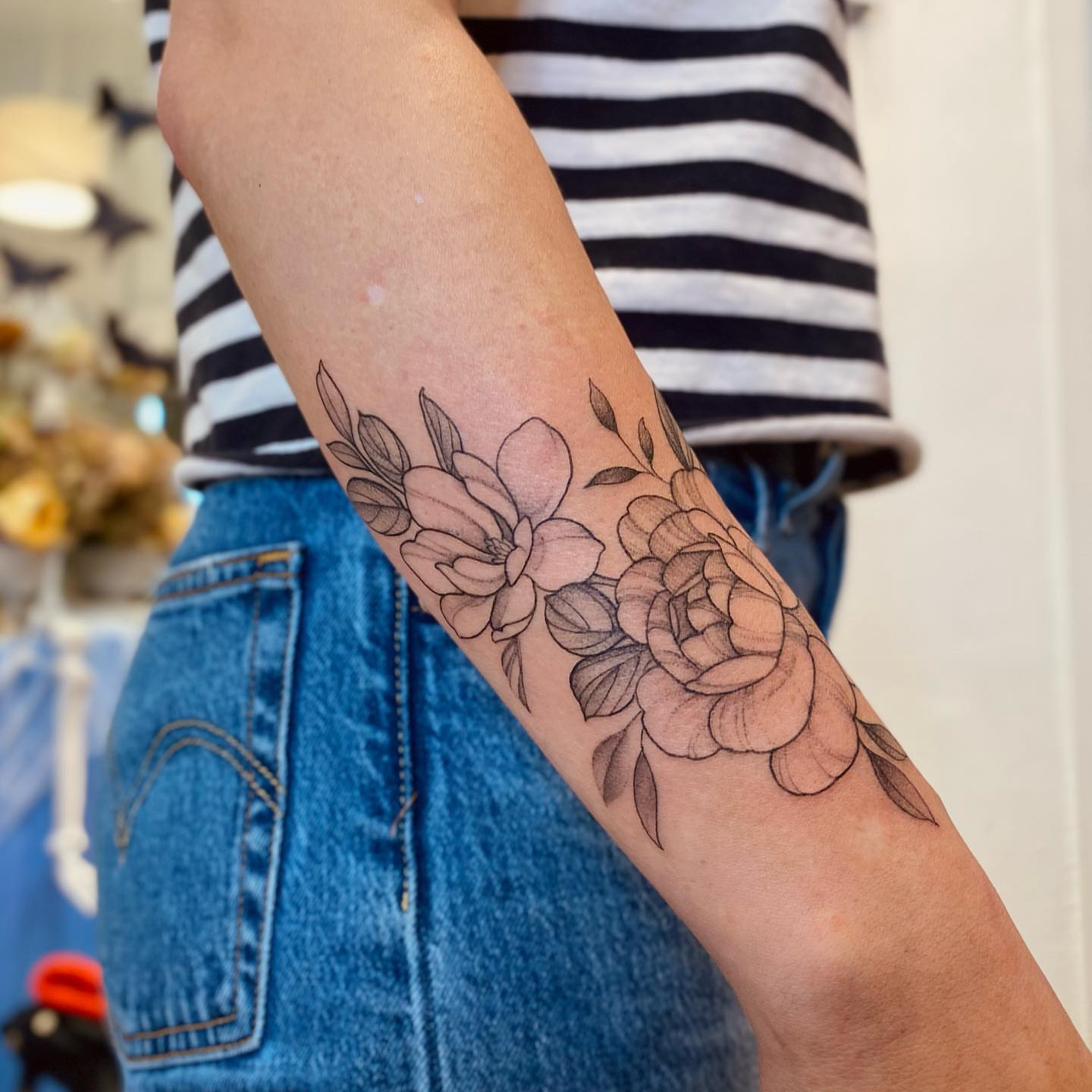 Tattoo by @liannadefleur β black_and_grey
