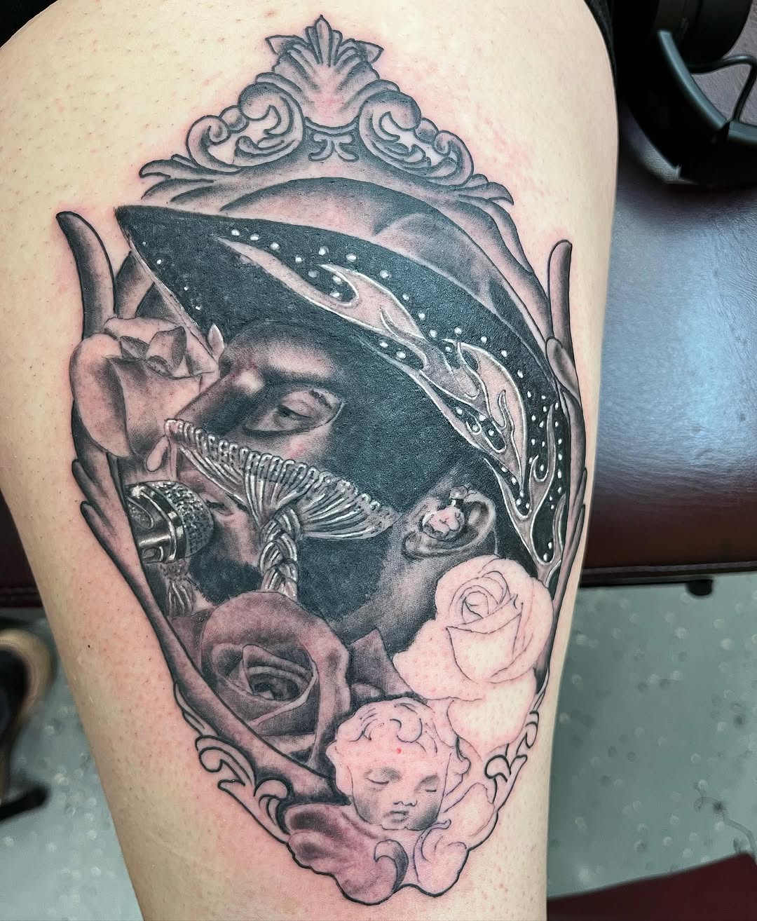 Tattoo by @jbettker_tattoos — realism, black_and_grey