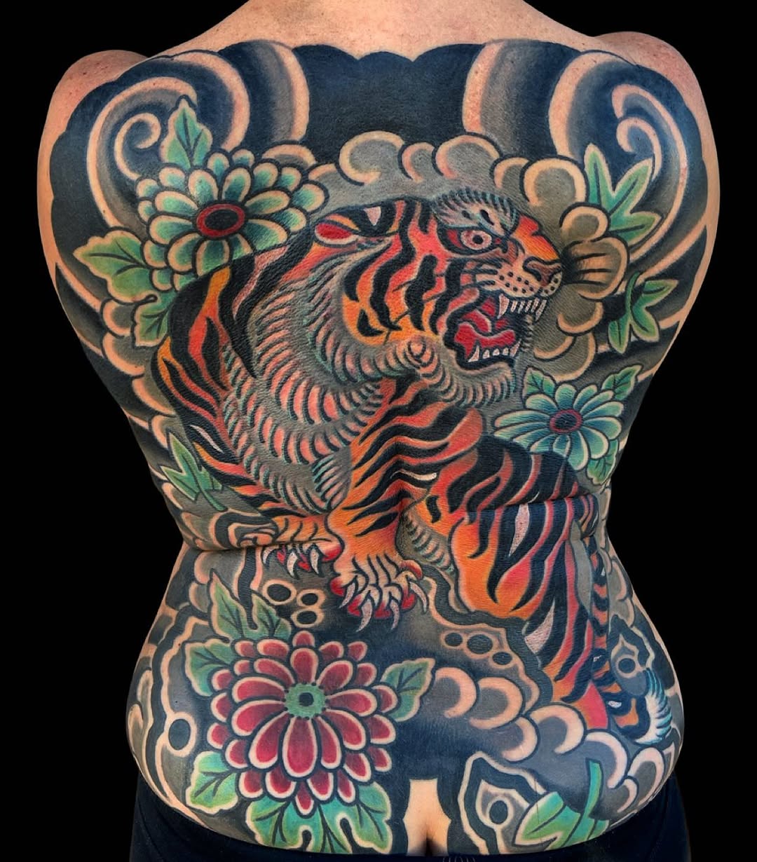 Tattoo by @bobby_ellis_tattooer — japanese_irezumi, black_and_grey