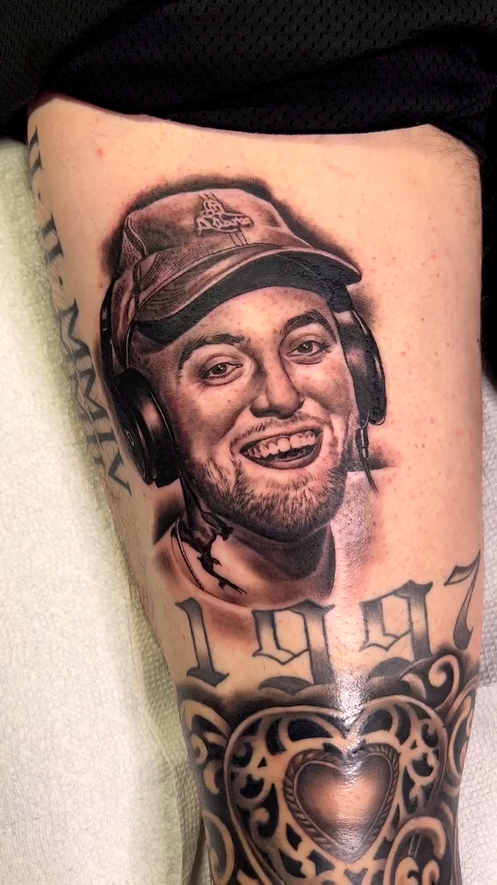 Tattoo by @nickcordovatattoos — realism, black_and_grey