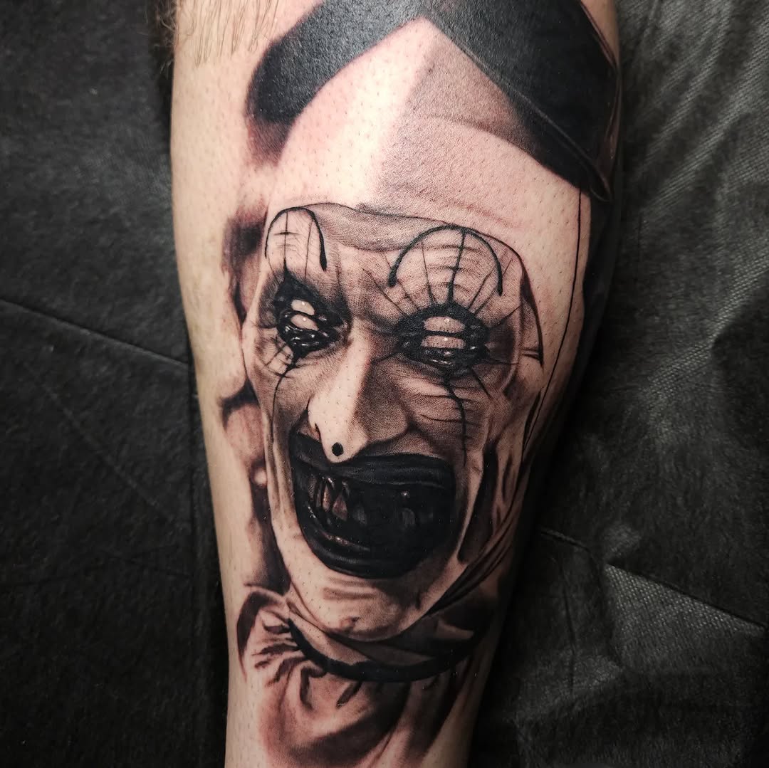 Tattoo by @dredd_tattoos — realism, dark_realism