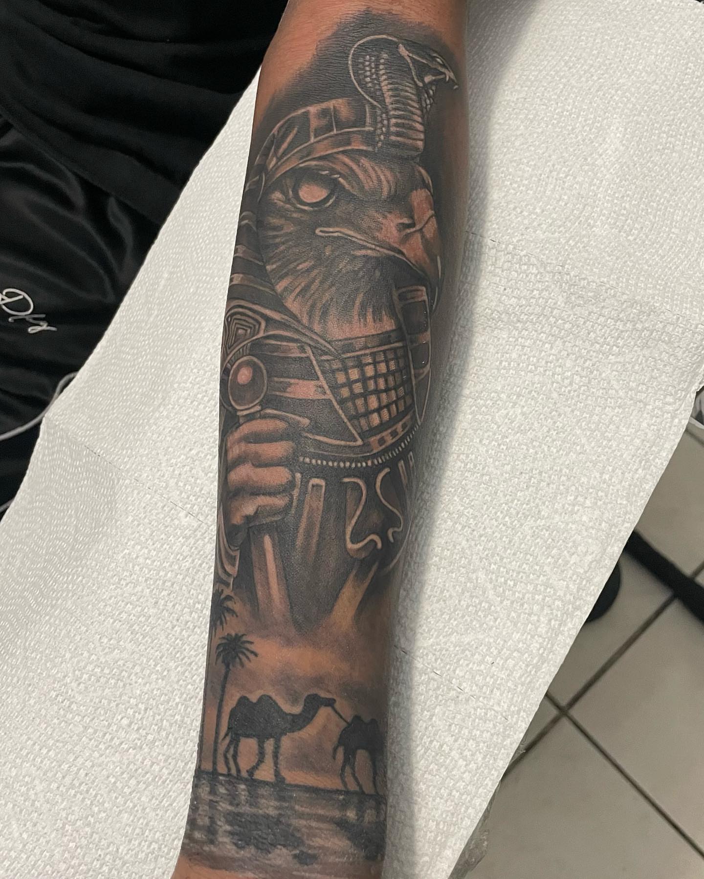 Tattoo by @payaso187 — black_and_grey, realism
