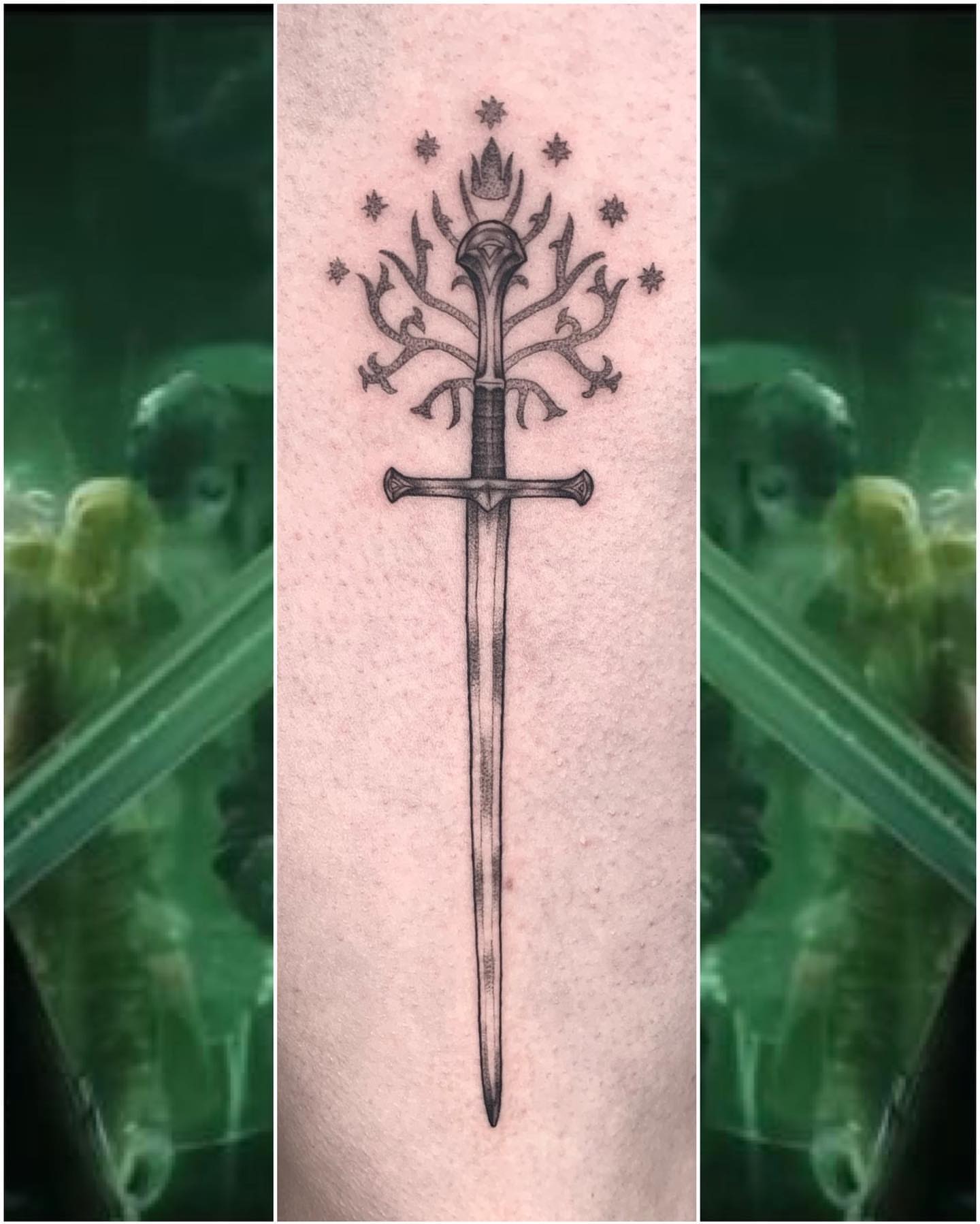 Tattoo by @lvl40lich — black_and_grey