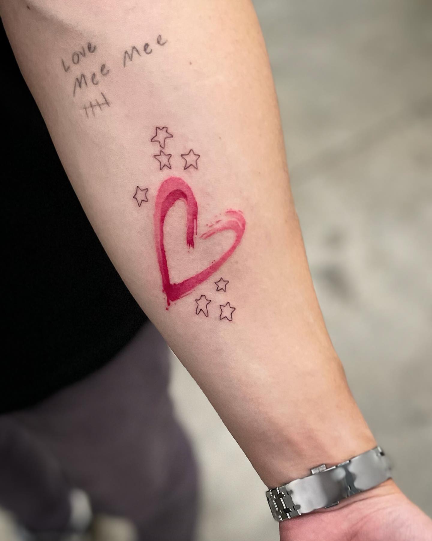 Tattoo by @georgiagreytattoos — watercolor