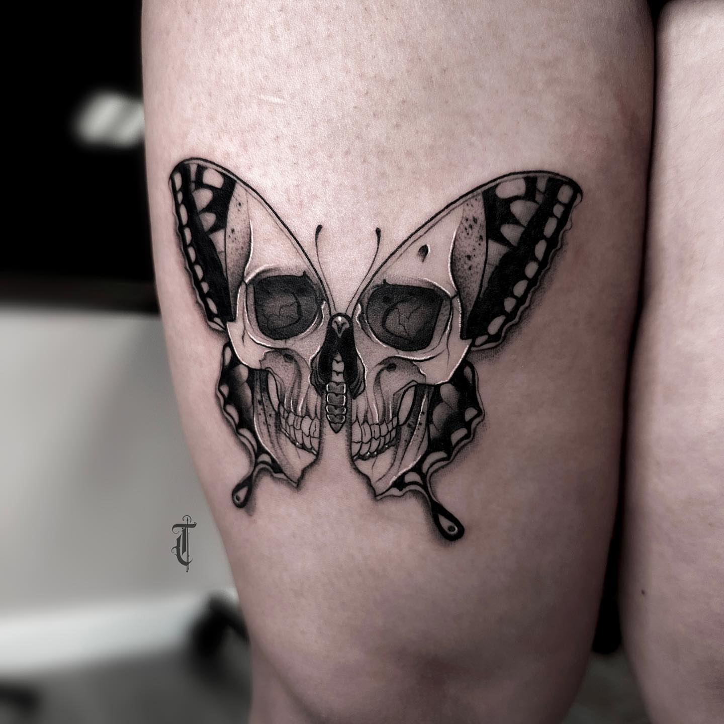 Tattoo by @tommytattoo333 — black_and_grey, realism