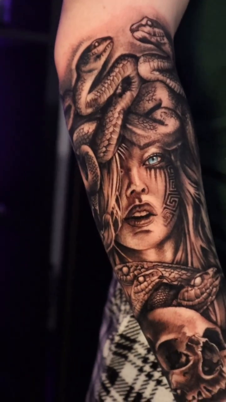 Tattoo by @marcos_tattoos β realism, dark_realism