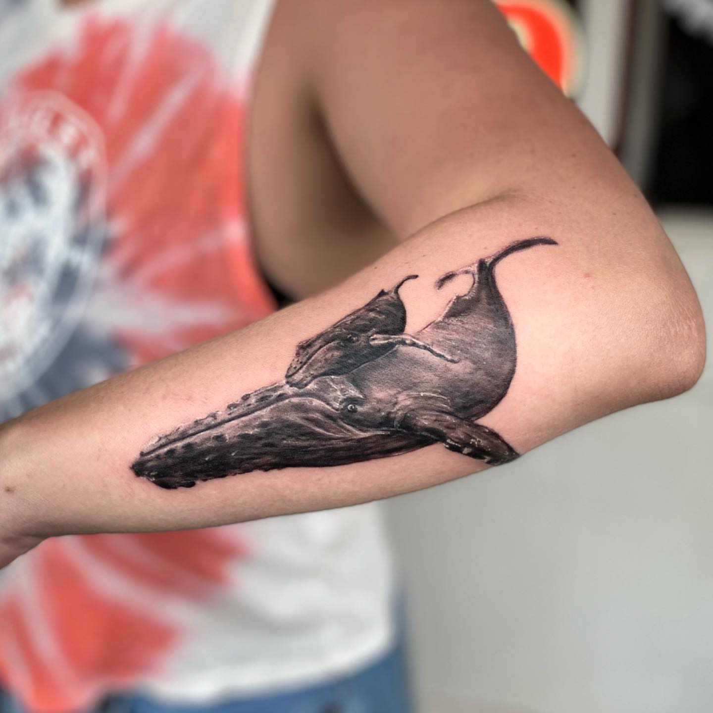 Bird skull realism tattoo on the forearm by Sela ✨Las Vegas Tattoo Artist