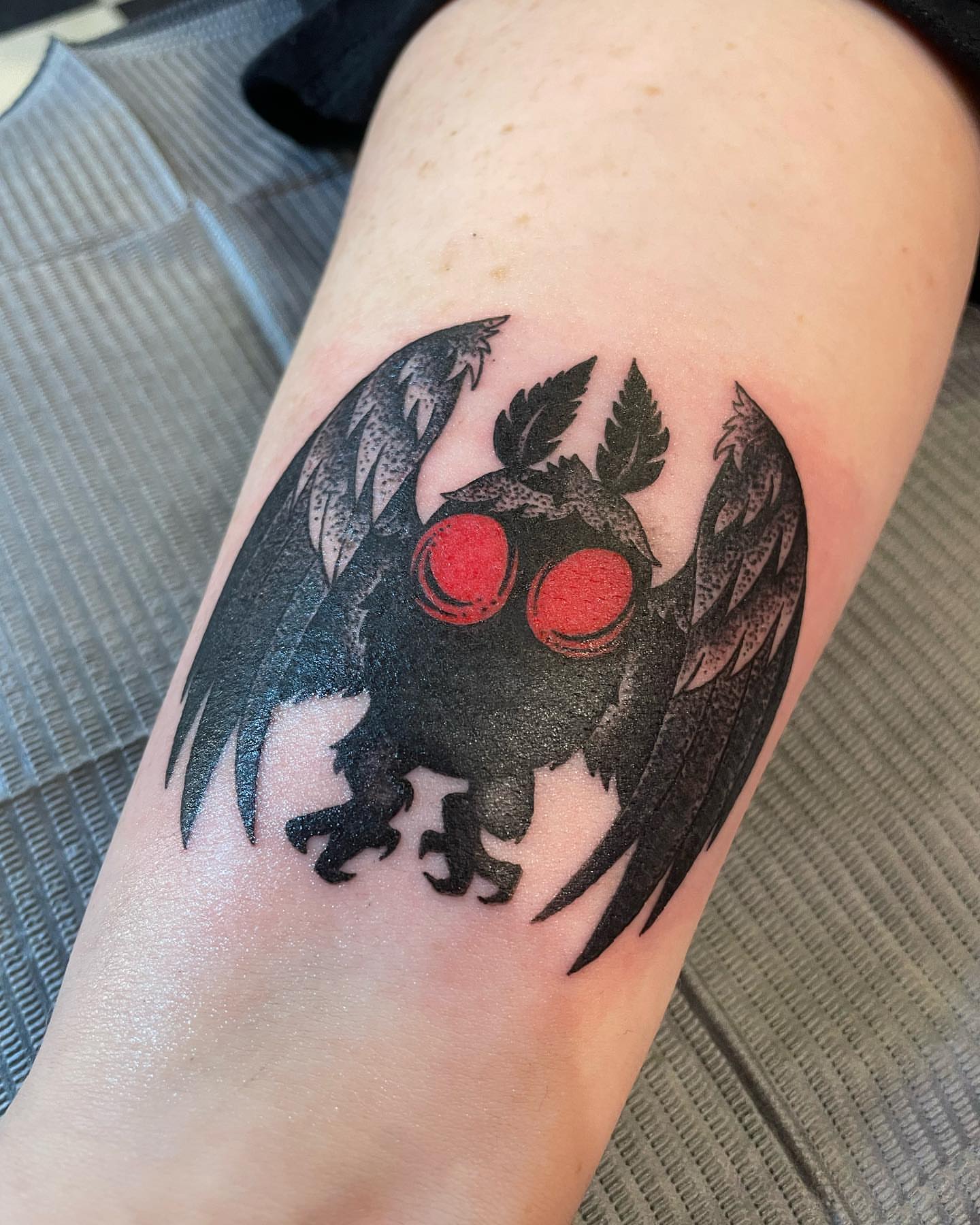 Tattoo by @kstuckeytattoos — black_and_grey