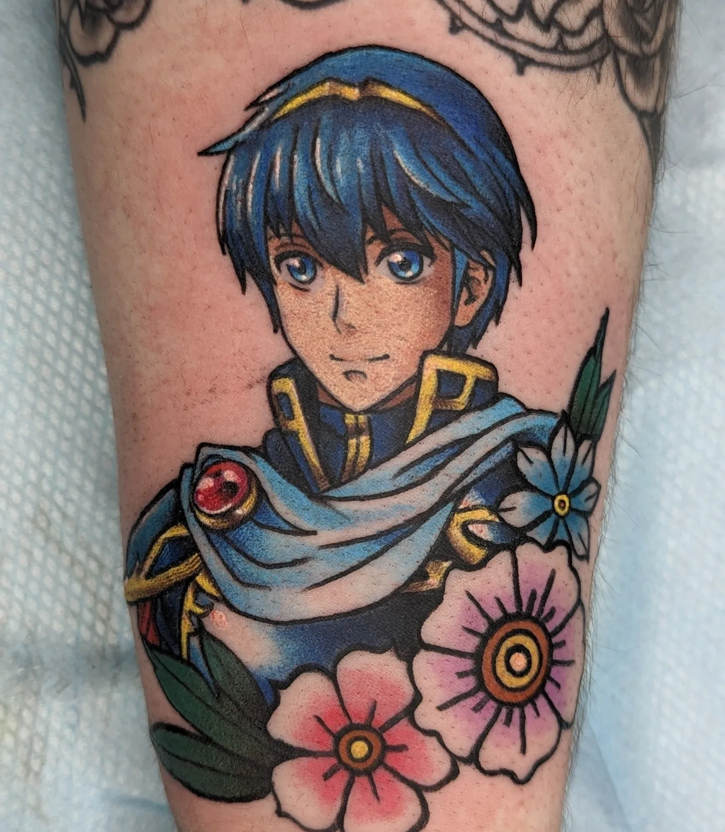 Tattoo by @harley_makes_tattoos — anime