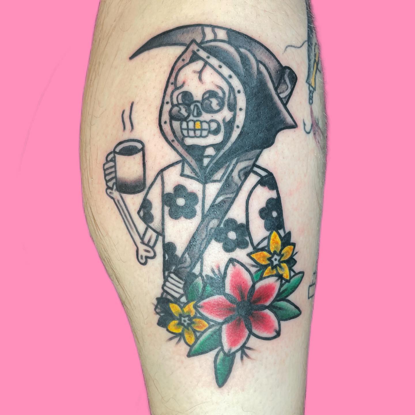 Tattoo by @blytattoos β american_traditional, dotwork