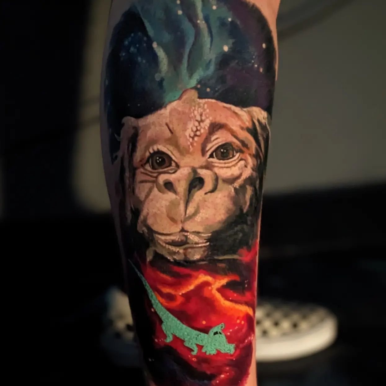Tattoo by @solasjansentattoo — realism, dotwork