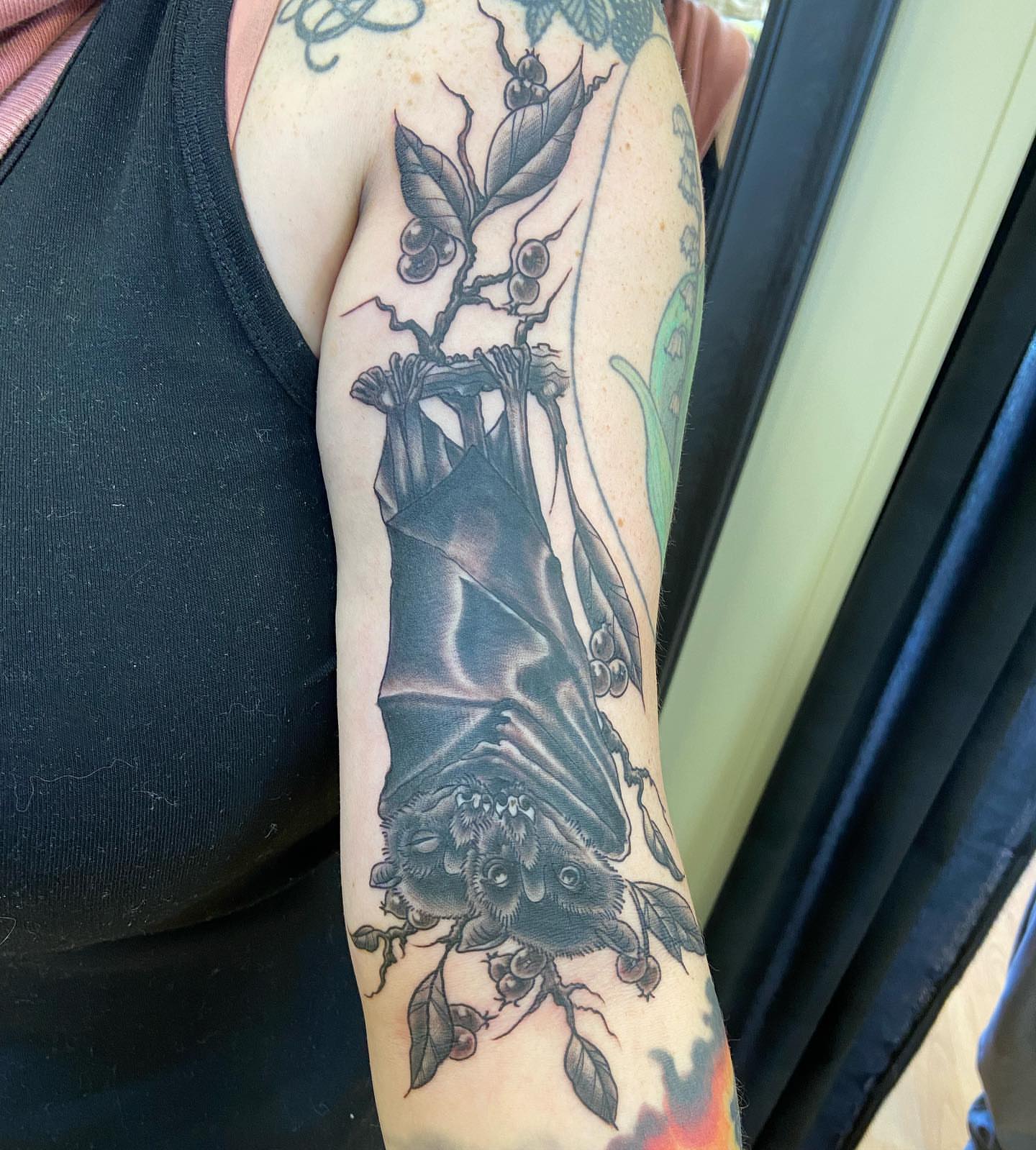 Tattoo by @josh_kirkpatrick_tattoo — black_and_grey, realism