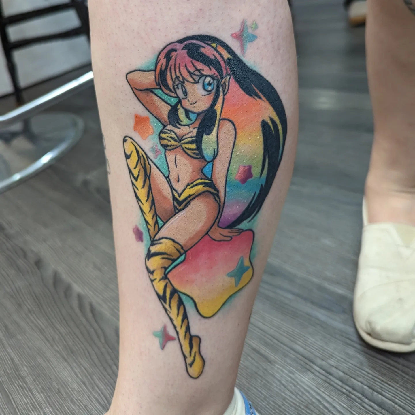 Tattoo by @harley_makes_tattoos — anime, illustrative