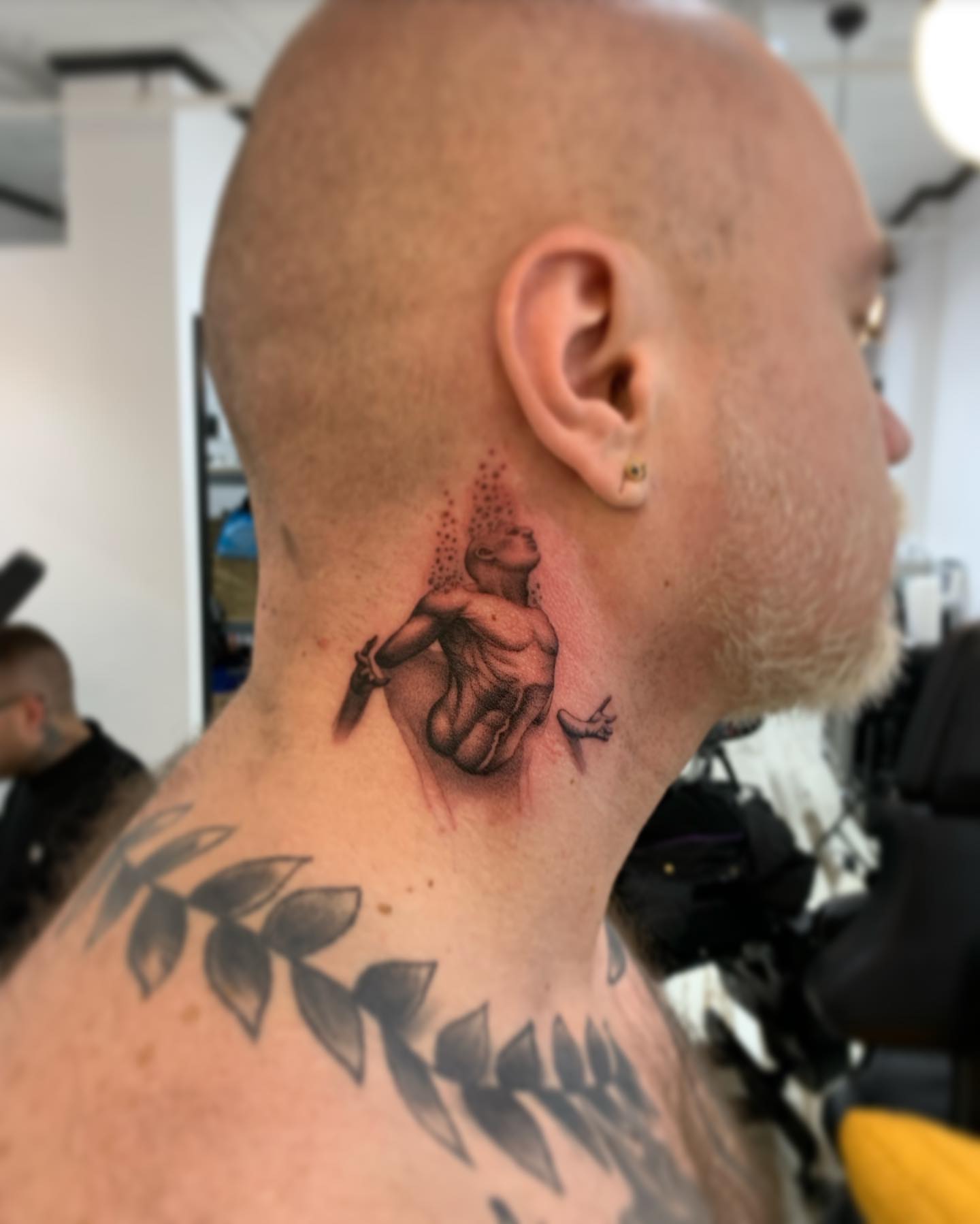 Tattoo by @lvl40lich — dotwork, realism