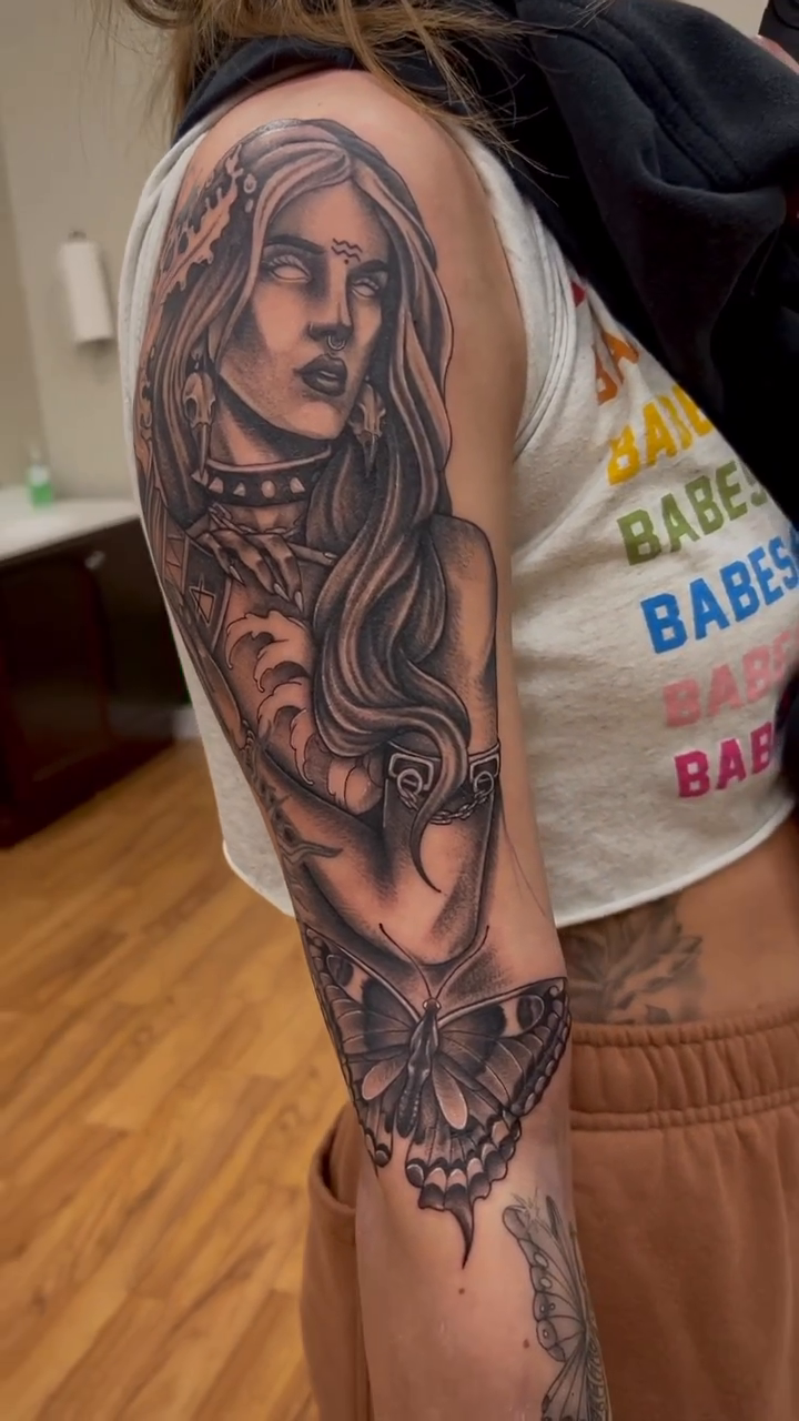 Tattoo by @brandonkirkeby — black_and_grey, realism