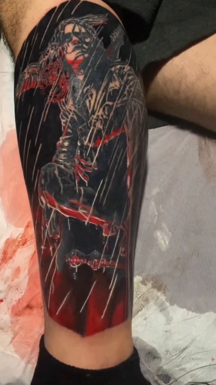 Tattoo by @theunquestionable — blackwork, trash_polka