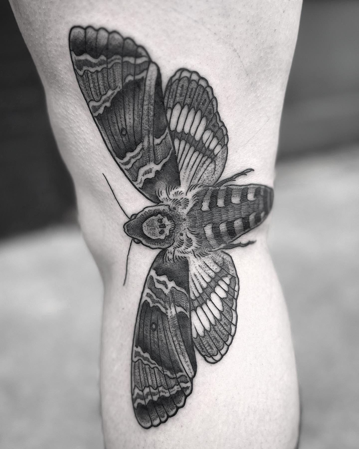 Tattoo by @carterclvn — black_and_grey