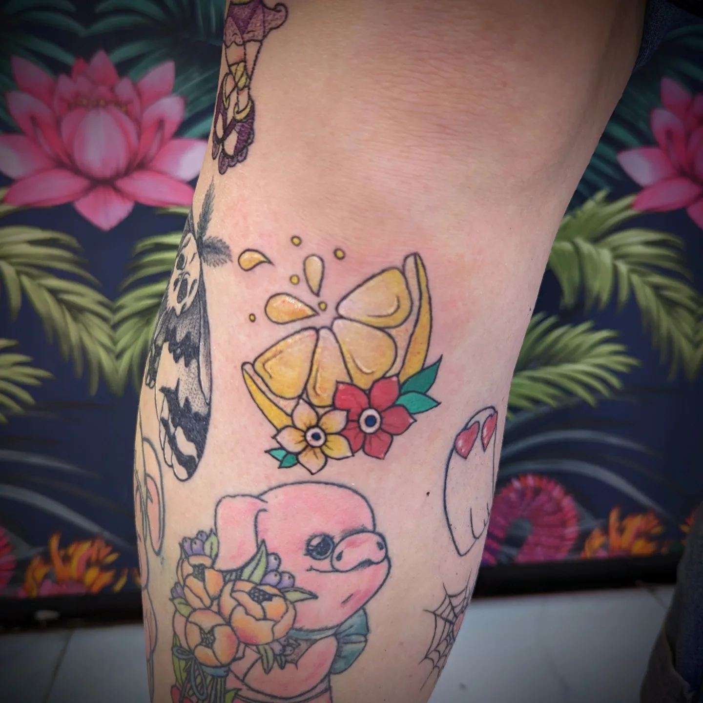 Tattoo by @aleysha.jane.tattoos — new_school, dotwork