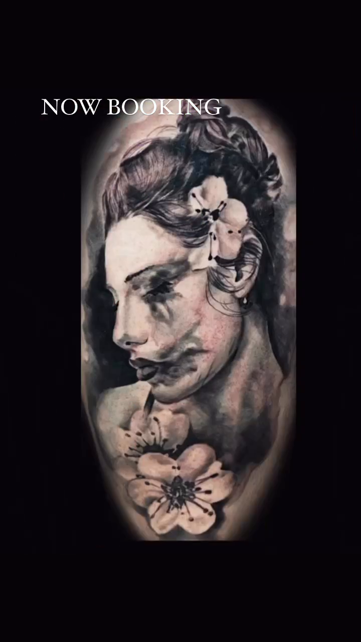 Tattoo by @augiestakes — realism, black_and_grey