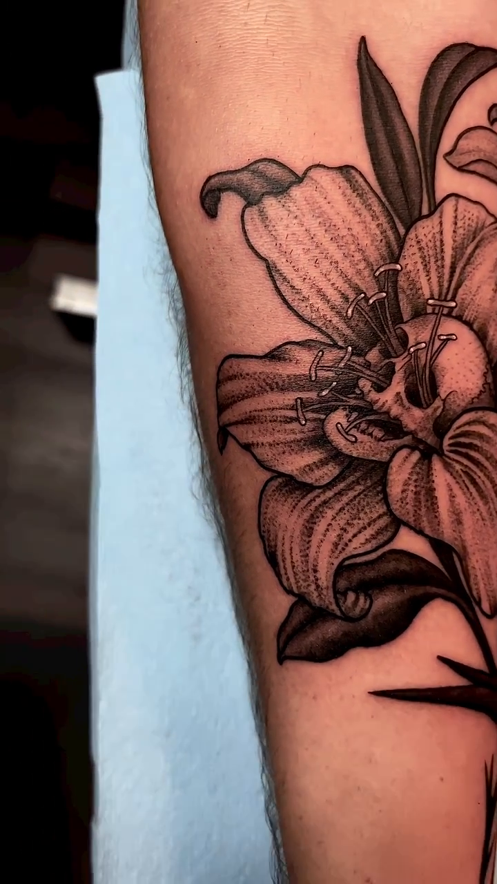 Tattoo by @justintattooart — black_and_grey, realism