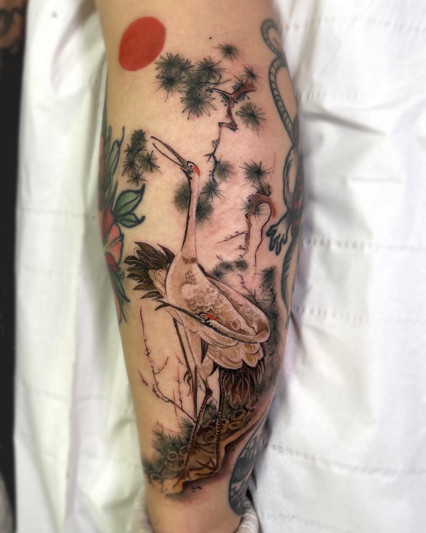 Tattoo by @robdansontattoo — american_traditional, dotwork