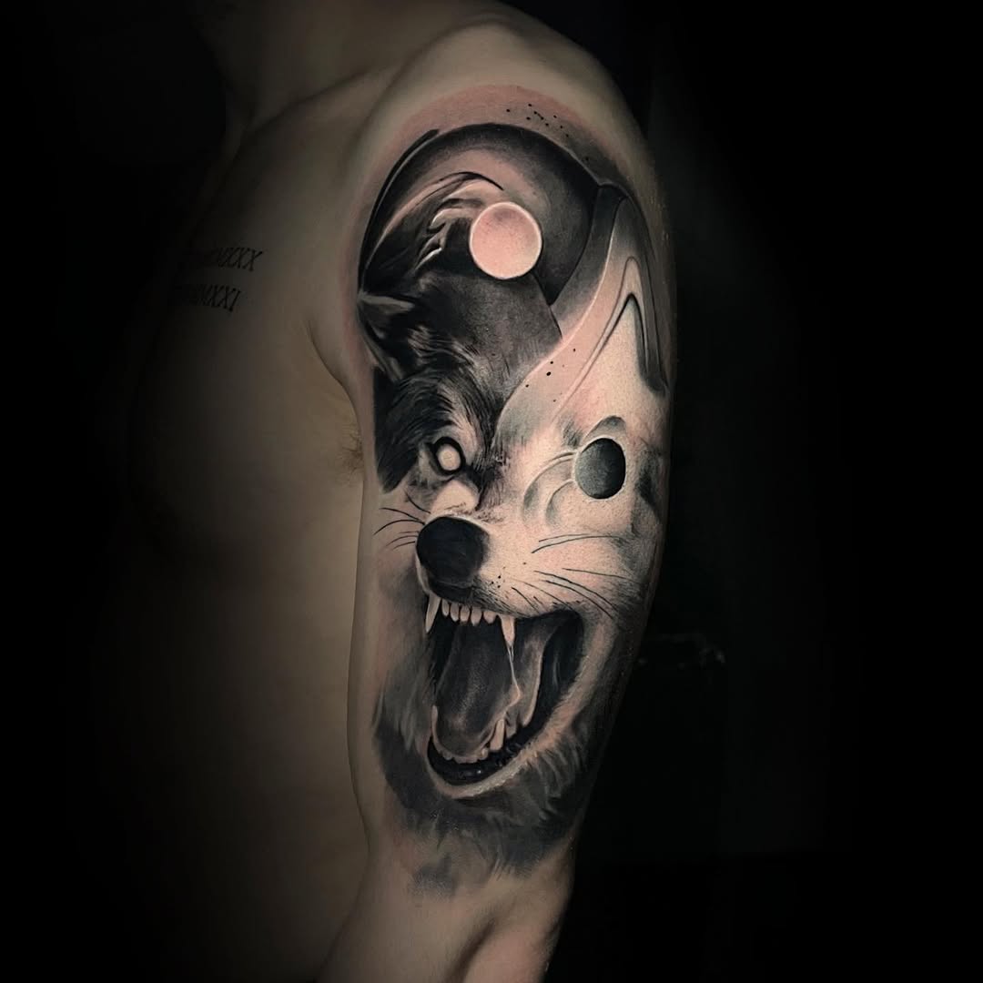 Tattoo by @nickjonestattoos — realism, black_and_grey