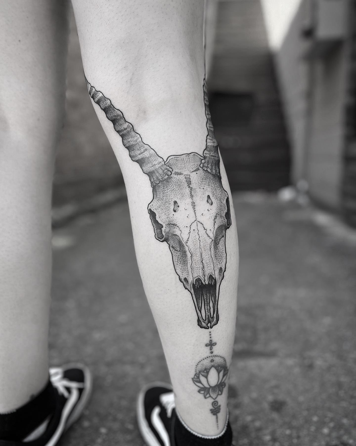 Tattoo by @carterclvn — dotwork, realism