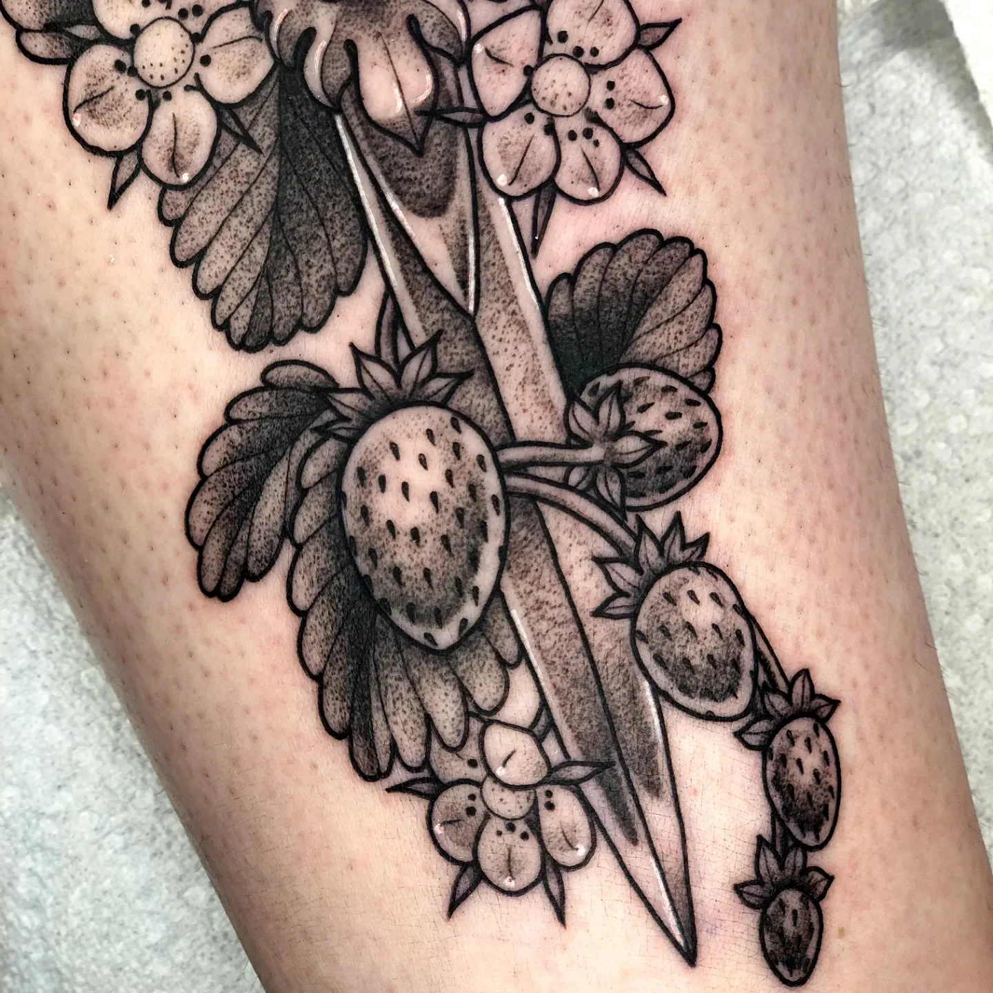 Tattoo by @katie.the.chiang — black_and_grey