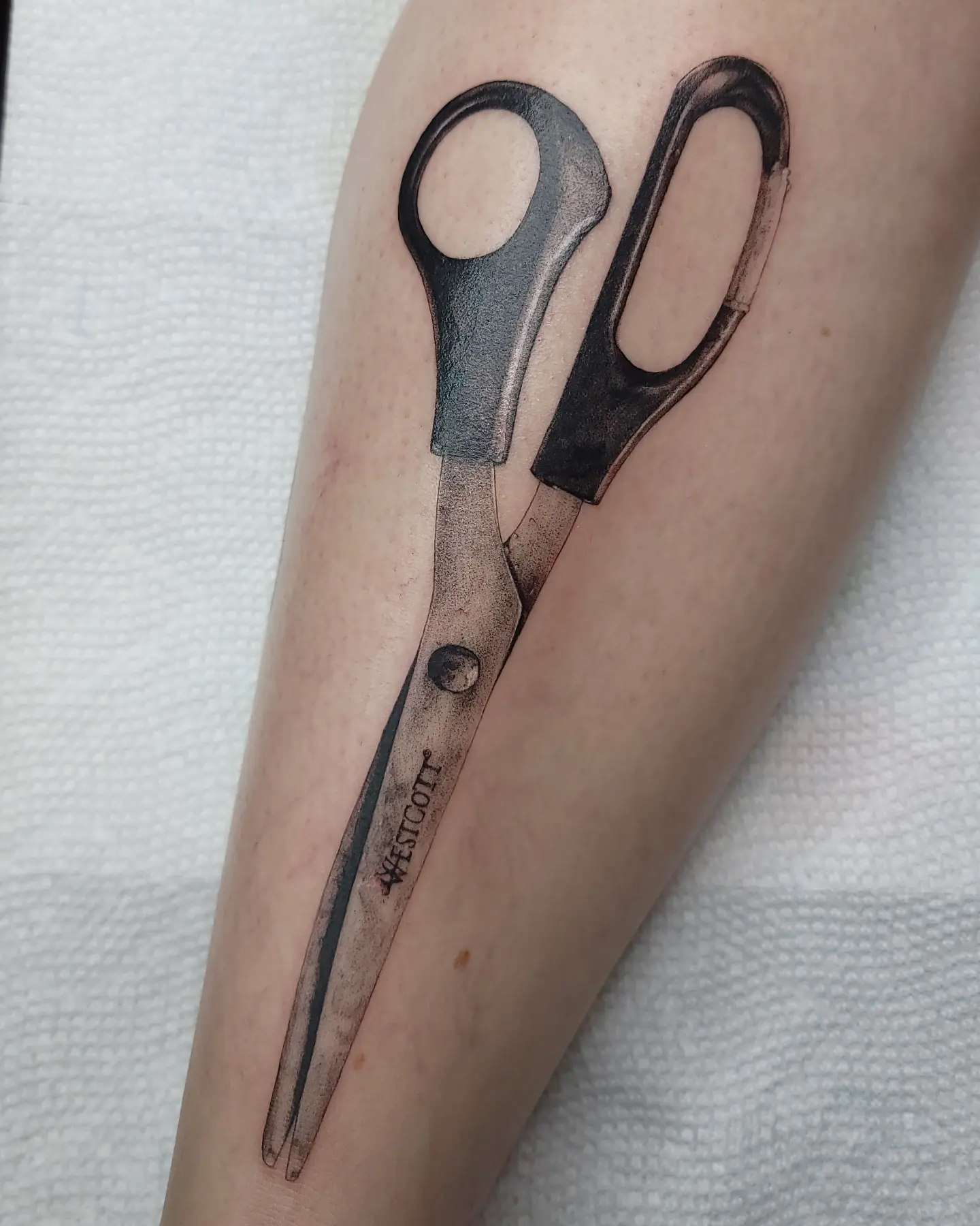 Tattoo by @gargeist — black_and_grey