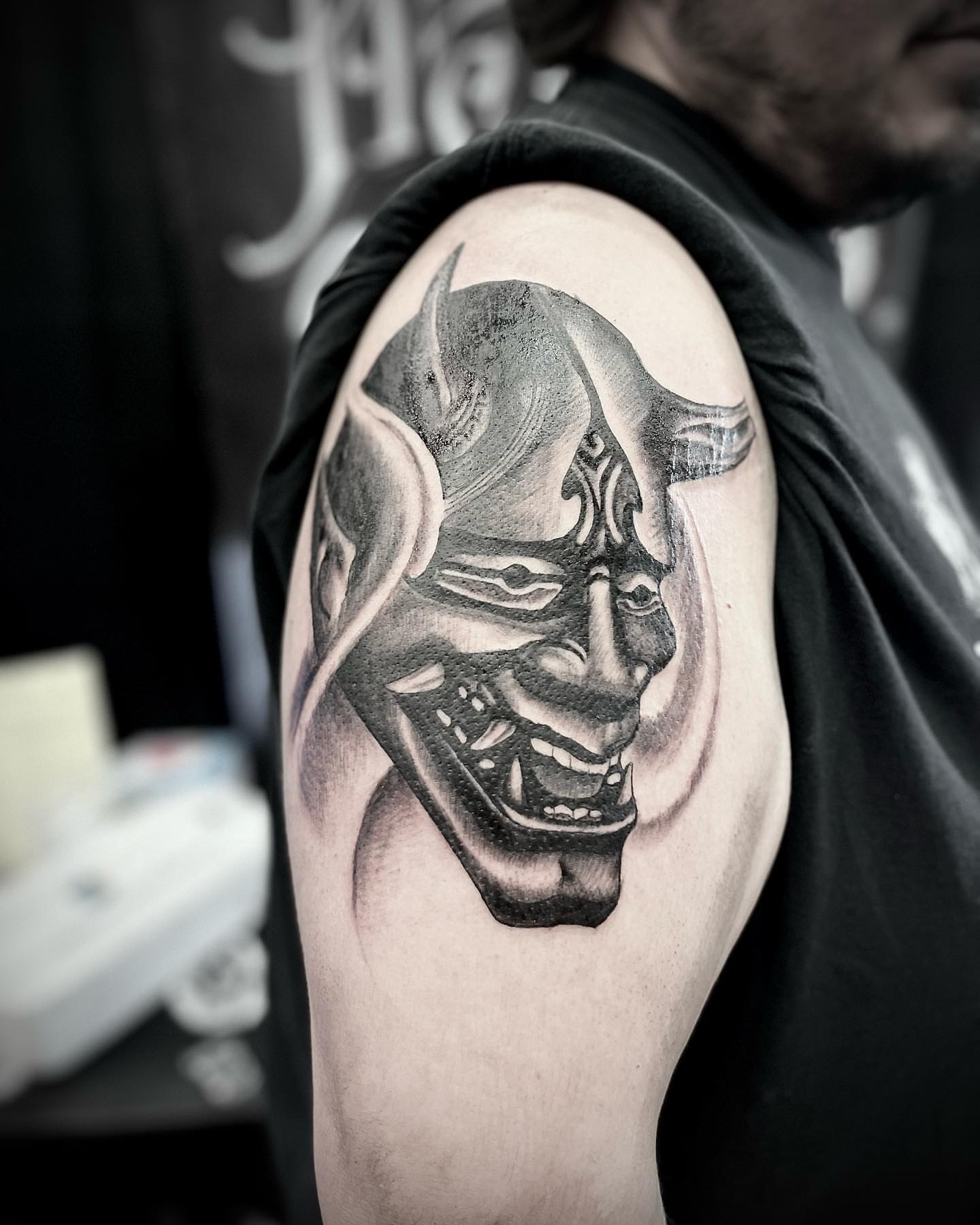 Tattoo by @kellykalani — black_and_grey, realism
