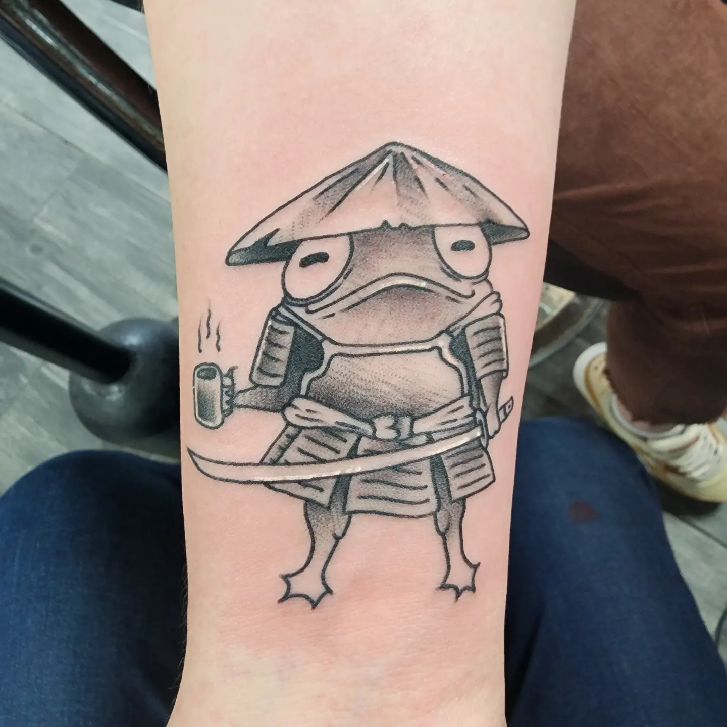 Tattoo by @milesdeoring — black_and_grey